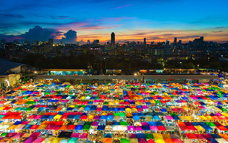 بازار شهر بانکوک