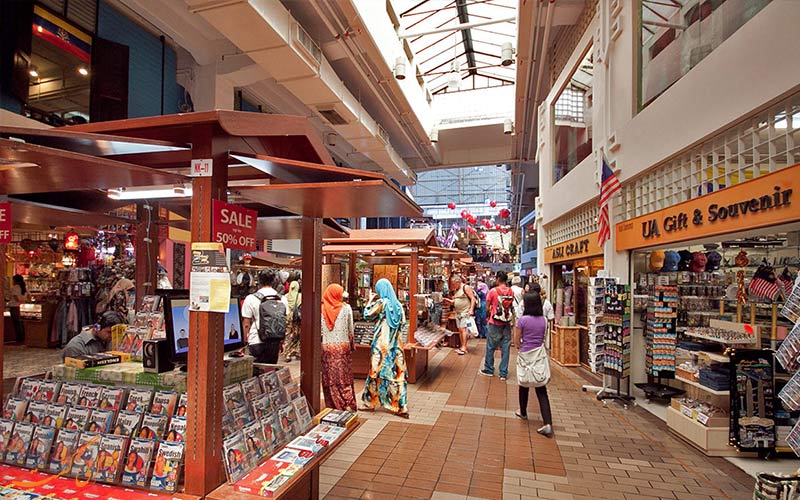 بازار مرکزی از جاذبه های گردشگری کوالالامپور