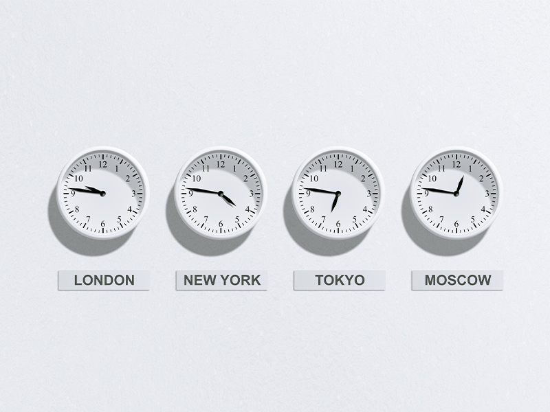 ساعت رسمی کشورها