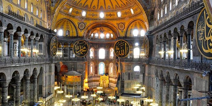 مسجد زیبای ایا صوفیه در استانبول