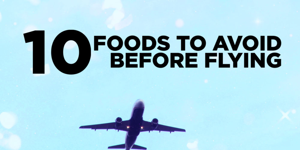 غذاهای ممنوعه قبل از پرواز