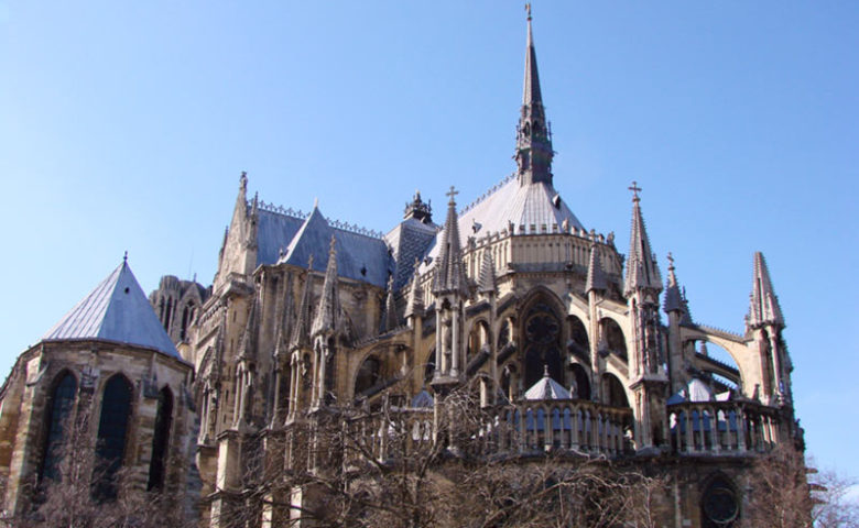 Chevet cathédrale Reims