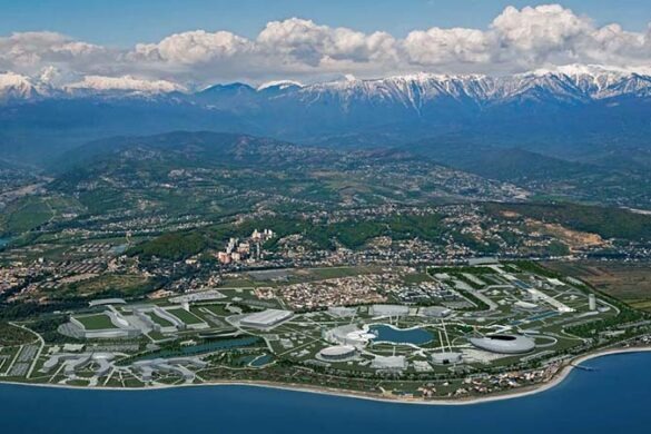 sochi from up