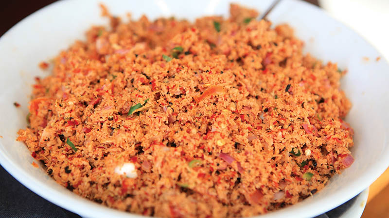 coconut sambol