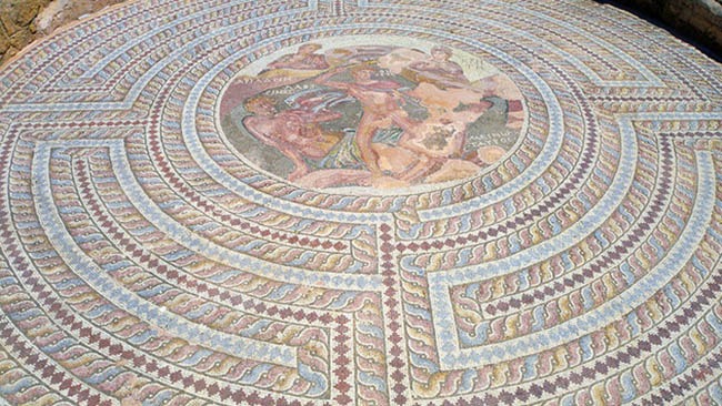 mosaic in house of dionysus