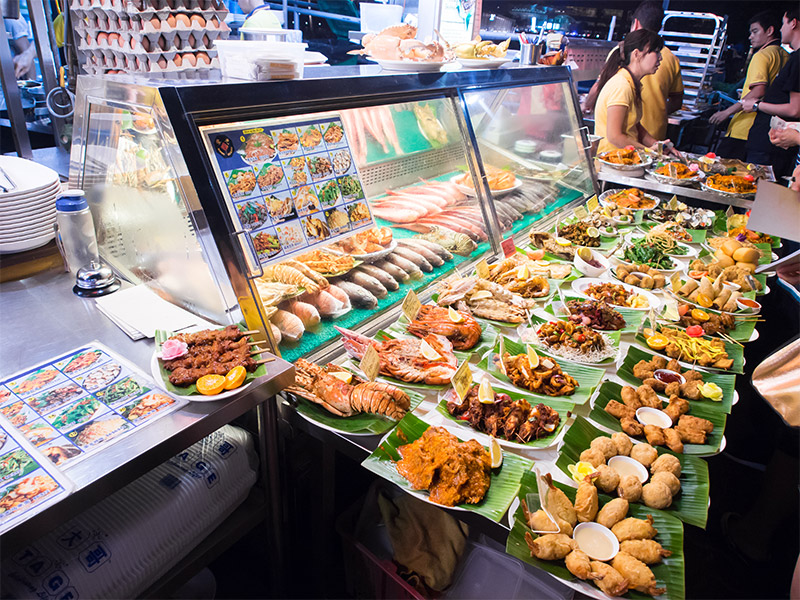 غذاهای خیابانی سنگاپور - الی گشت