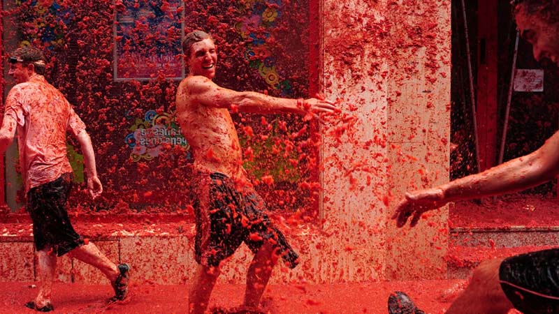 جنگ گوجه فرنگی در اسپانیا جنگ گوجه فرنگی در اسپانیا