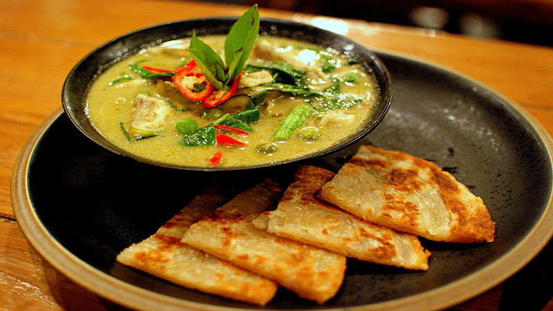 Thai green chicken curry
