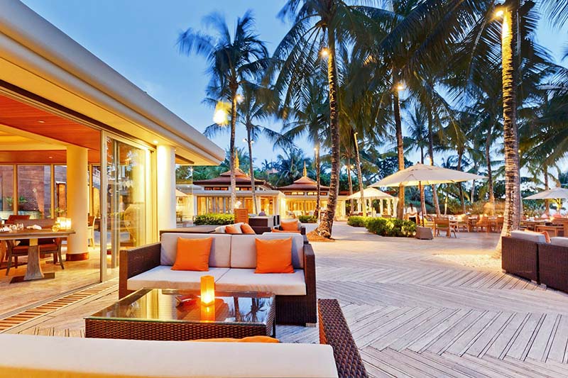 رستوران Trisara | رستوران های فضای باز پوکت