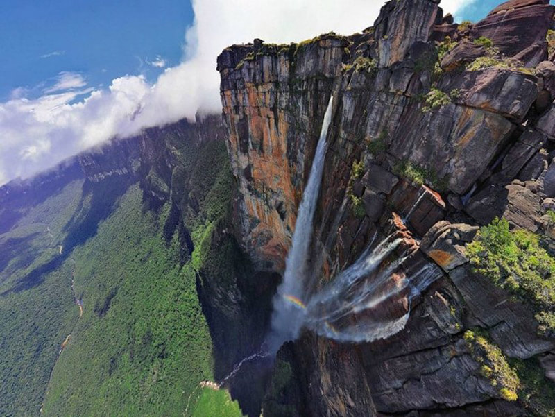 آبشار آنجل | جاذبه های گردشگری