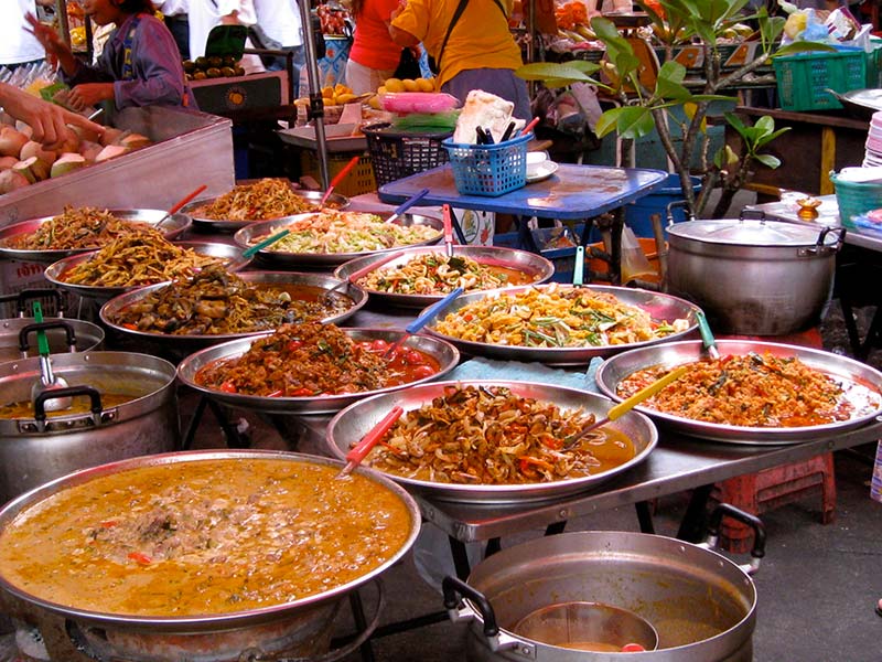 غذاهای خیابانی بانکوک