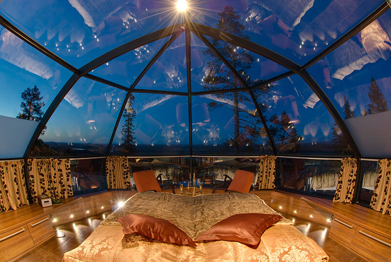 هتل Glass igloo
