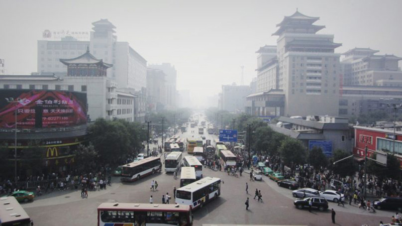 ترافیک Xi’an | زندگی در چین