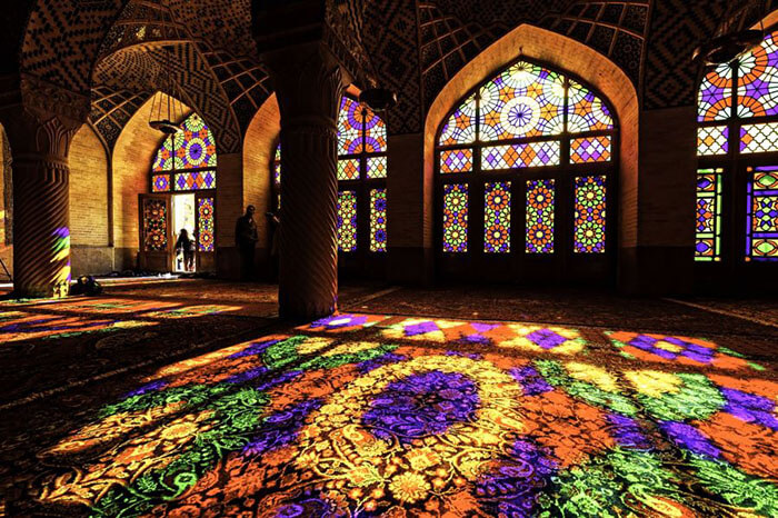 عکس مسجد نصیرالملک شیراز عکس مسجد نصیرالملک شیراز