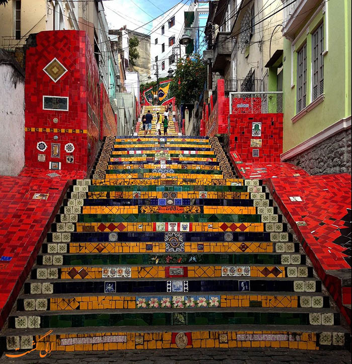 پله های سلرون شهر سائوپائولو