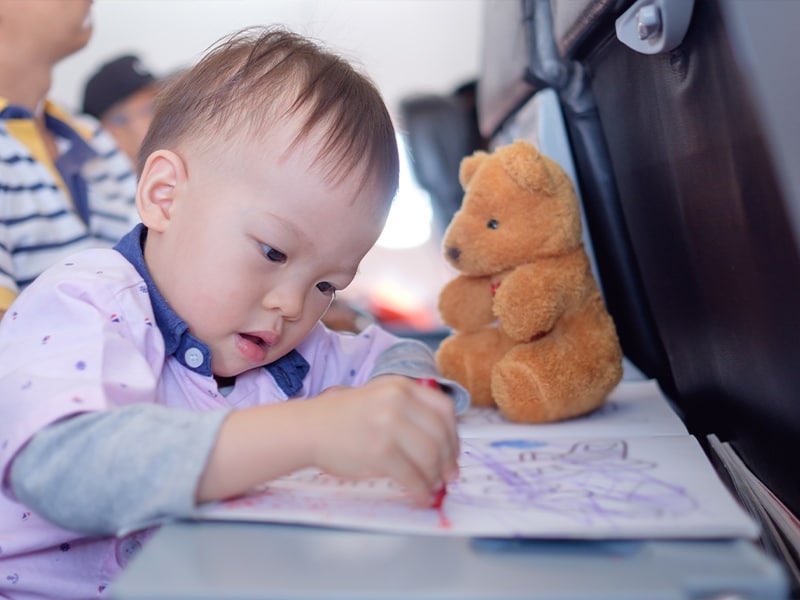 دفترچه نقاشی در هواپیما برای کودکان _ الی گشت