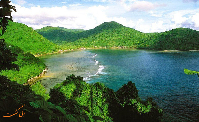 یکی از جزایر کشور کریباتی