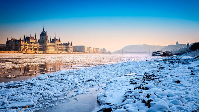 بوداپست در زمستان