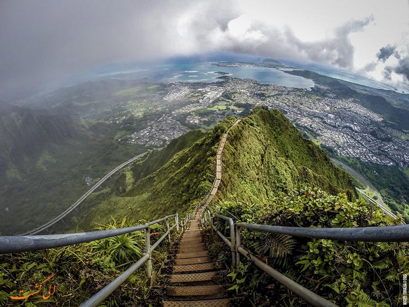 پله های هایکو در هاوایی