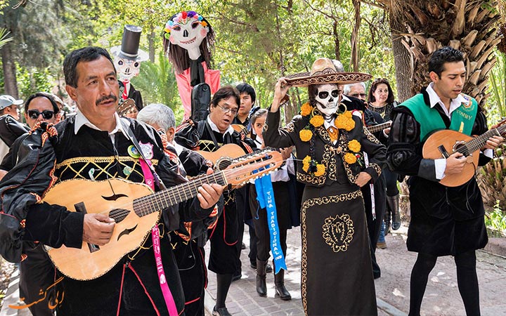 ساز محلی در فستیوال مکزیک