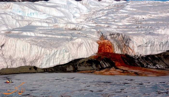 آبشارهای خون در قطب جنوب