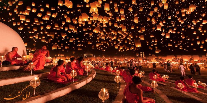 فستیوال فانوس در چیانگ مای تایلند