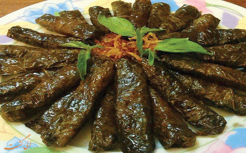 دلمه برگ مو دلمه برگ مو