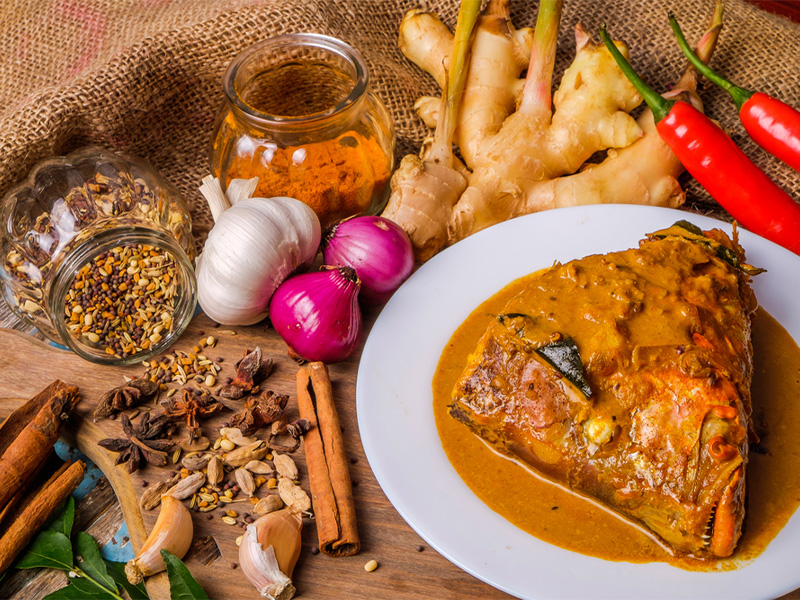  ماهی با سس کاری - الی گشت 