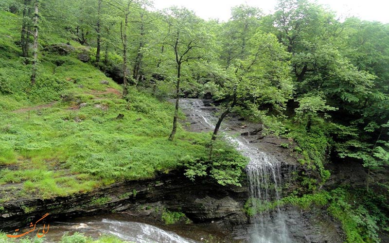 طبیعت زیبای اطراف آبشار