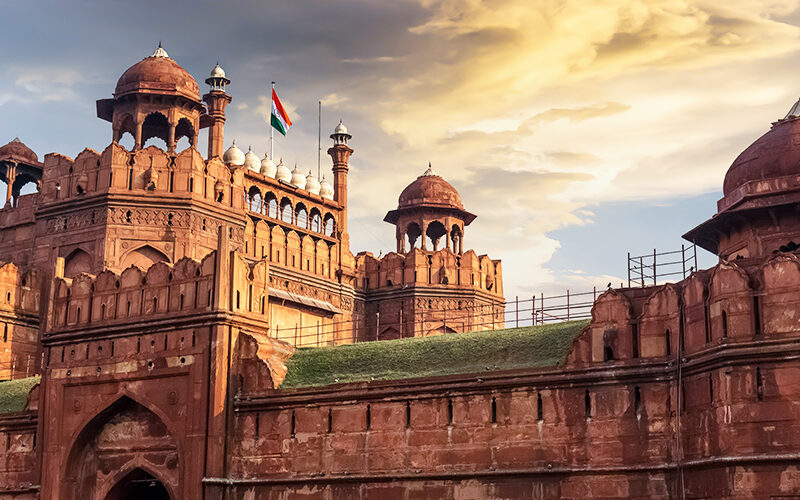 RED-FORT-DELHI-INDIA راهنمای سفر به دهلی