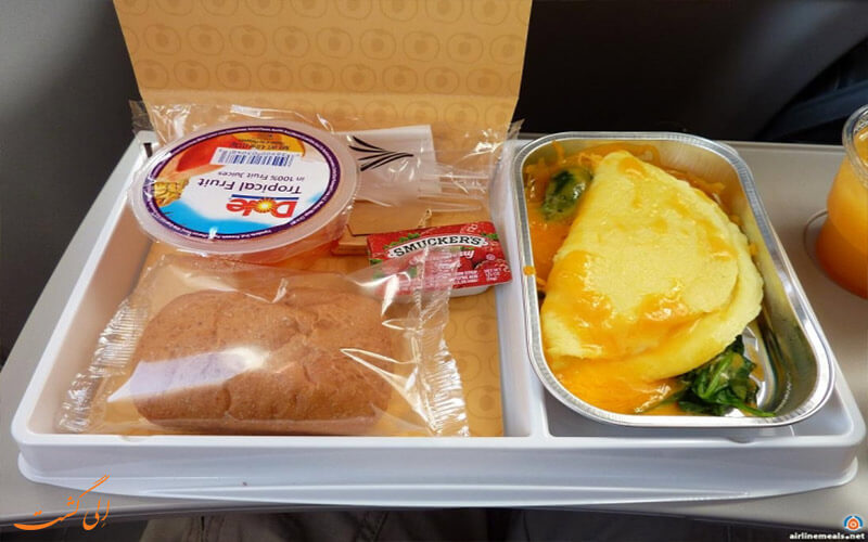 بسته بند غذاهای هواپیما
