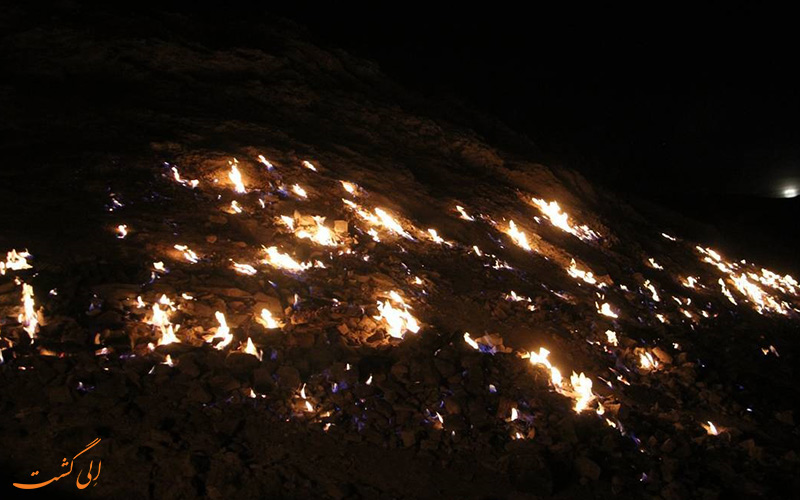 کوهی آتشین در ایران