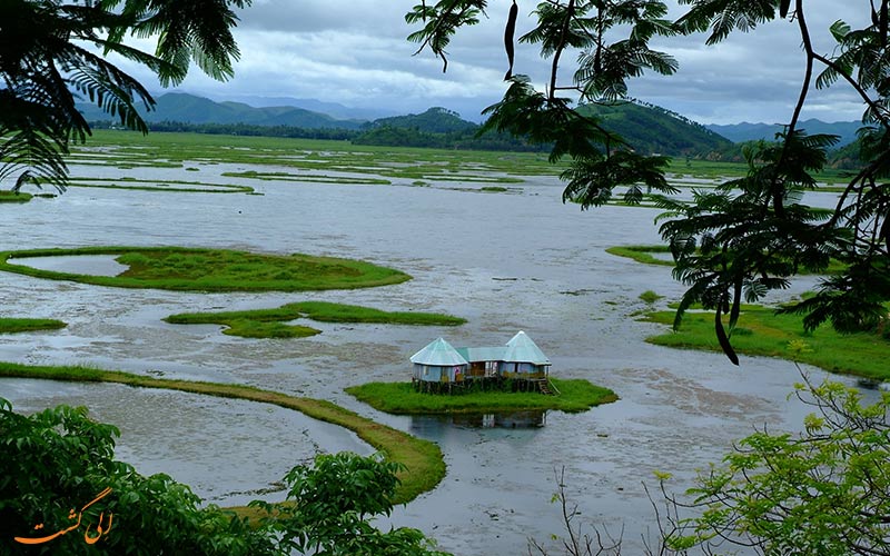 دریاچه عجیب در هند