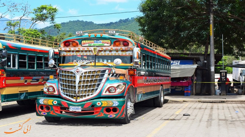 اتوبوس های مرغی گواتمالا