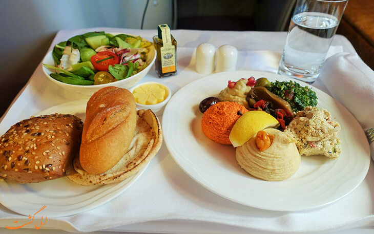 غذای هواپیمایی امارات