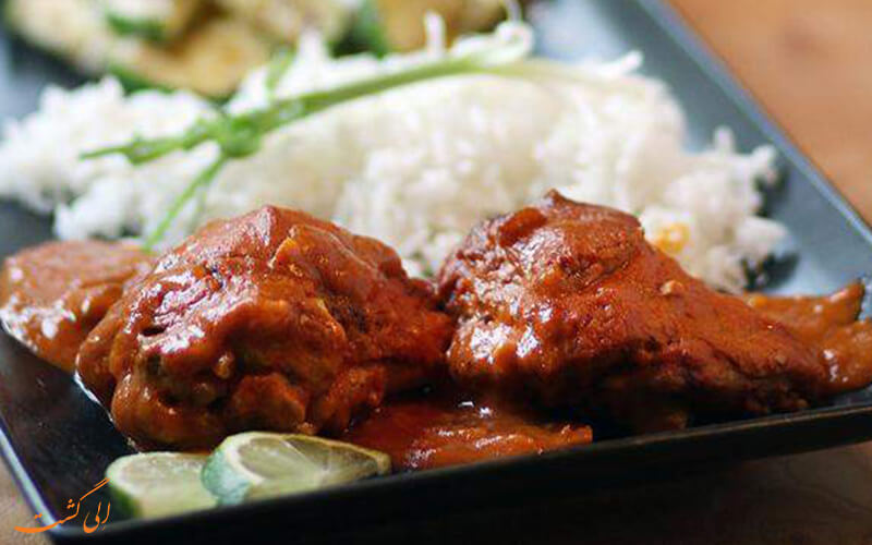 خوراک مرغ و کاری دوربان خوراک مرغ و کاری دوربان