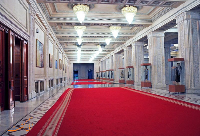 داخل کاخ پارلمان در بخارست