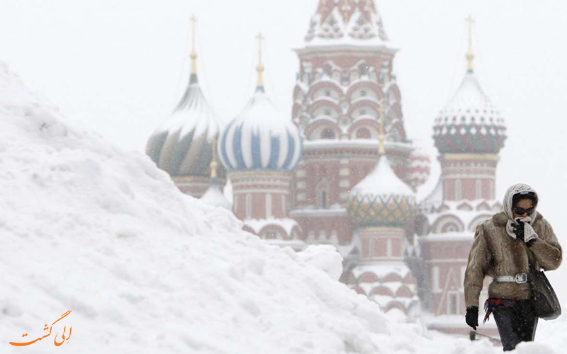 سردی بی سابقه ی هوا در روسیه