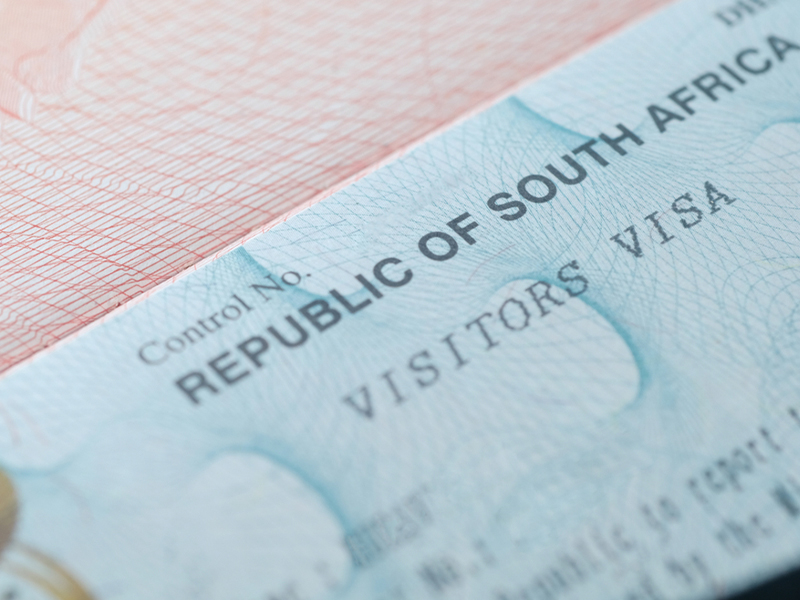 ویزای آفریقای جنوبی
