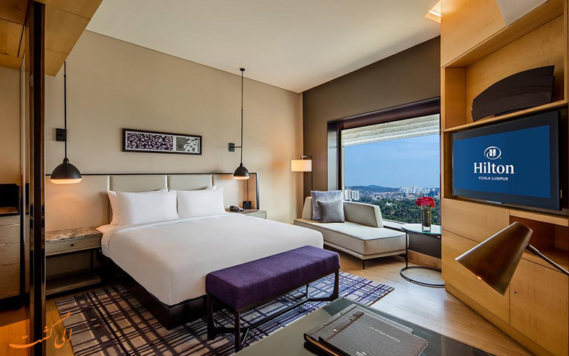 هتل هیلتون کوالالامپور | نمونه اتاق دبل
