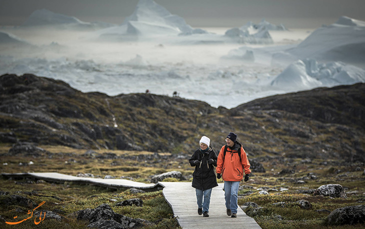 مسیرهای پیاده روی در گرینلند