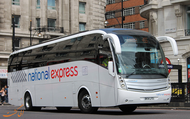 اتوبوس در حمل و نقل فرودگاه هیترو لندن