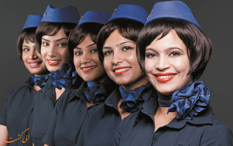 مهمانداران شرکت هواپیمایی ایندیگو-یک مهماندار هواپیما