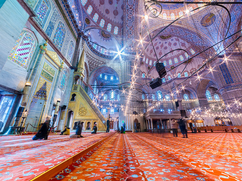 زمان بازدید از مسجد سلطان احمد - الی گشت