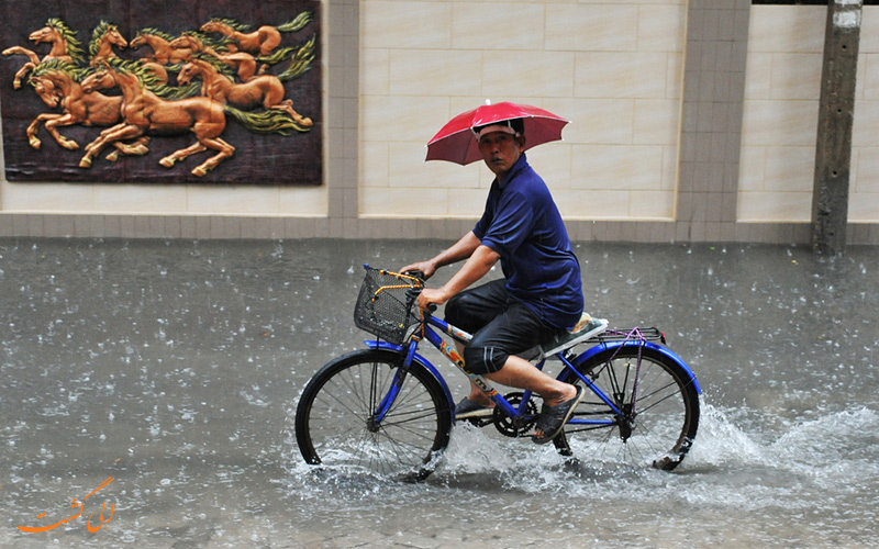 باران در جنوب شرق آسیا