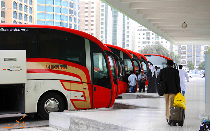 اتوبوس فرودگاه ابوظبی