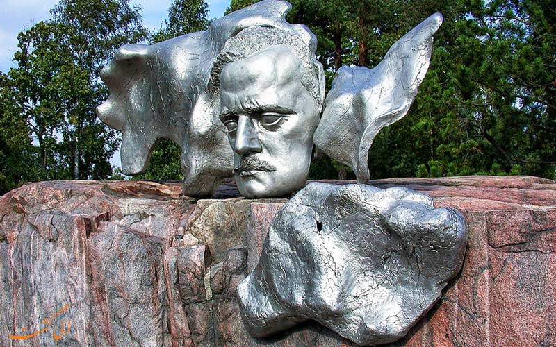 مجسمه سیبلیوس هلسینکی چهره آهنگساز