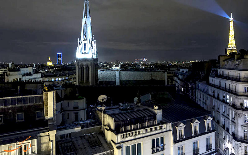 هتل دو سورس پاریس- نمای پنجره ها
