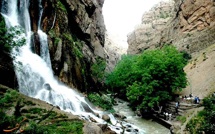 آبشار آب سفید الیگودرز، عروس آبشارهای ایران
