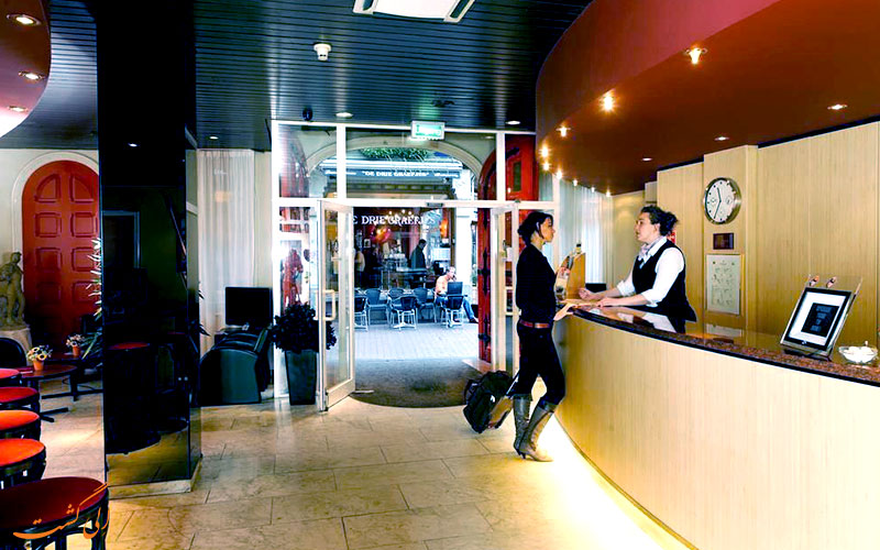 خدمات رفاهی هتل بست وسترن میدان دام آمستردام - لابی